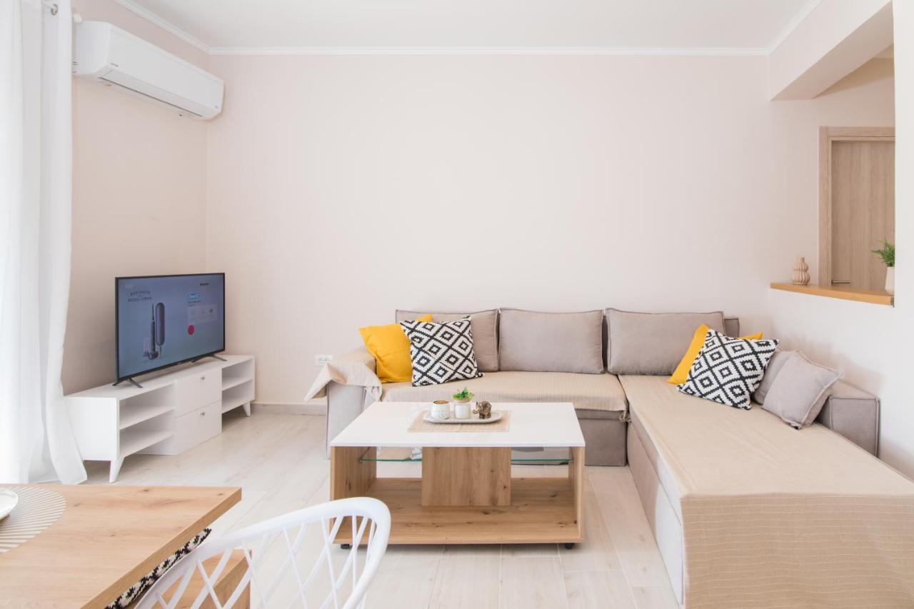 110 négyzetméteres, 3 hálószobás Apartman 1 fürdőszobával Korfu területén Kültér fotó